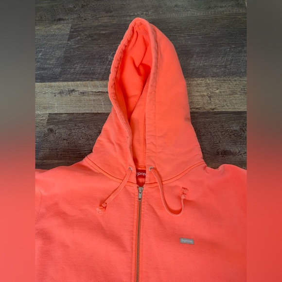 Supreme Reflective Small Box Zip Up Sweatshirt - Picture 2 of 11